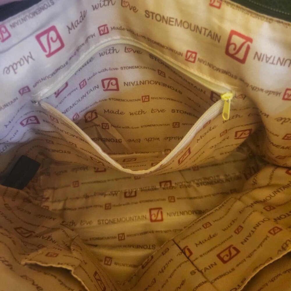 NWOT Stone Mountain Large Floral Tote Shoulder Bag - Picture 11 of 12